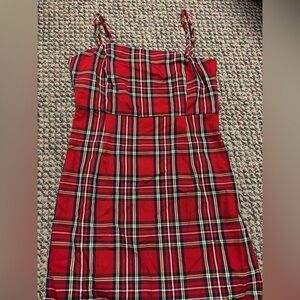Forever 21 Red Plaid Dress